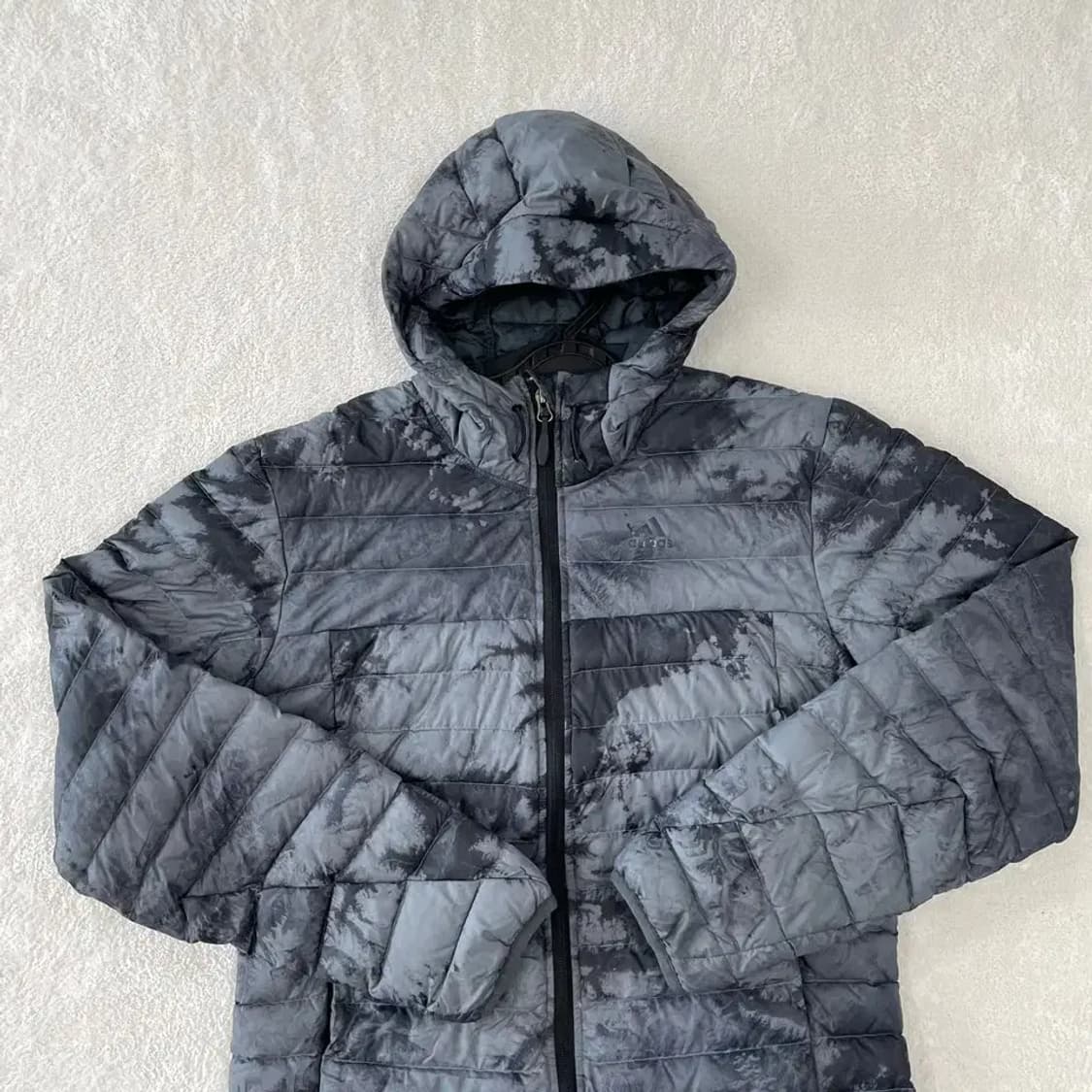L 아디다스 구스 카모 경량패딩 100 상품이미지2