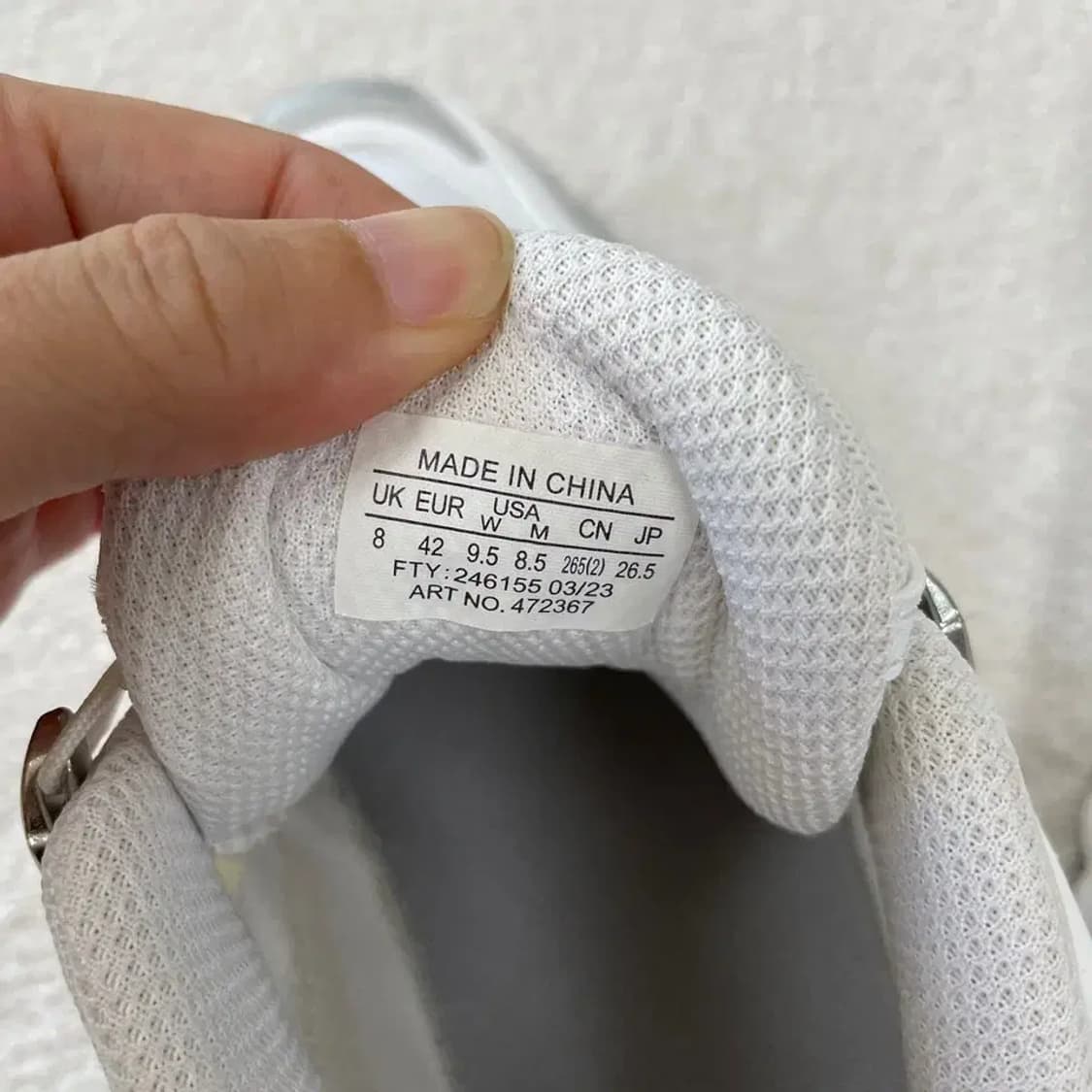 265 살로몬 ACS OG 실버화이트 신발 상품이미지8