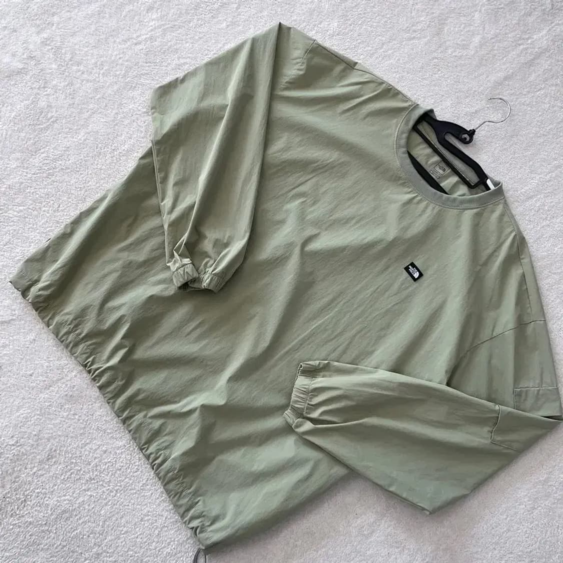 XXL 노스페이스 웜업 카키 바람막이 맨투맨 110 상품이미지3