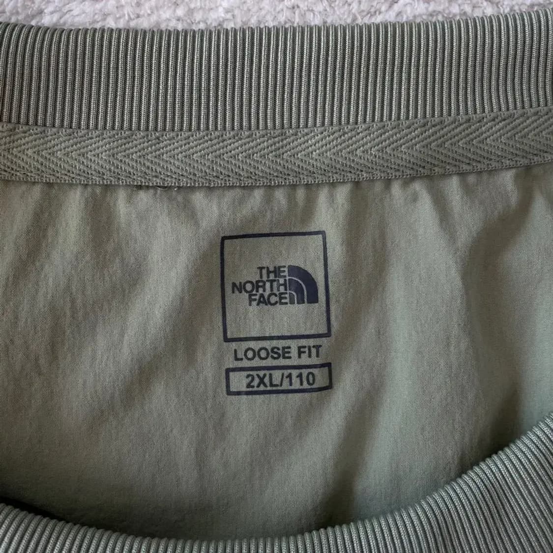 XXL 노스페이스 웜업 카키 바람막이 맨투맨 110 상품이미지4