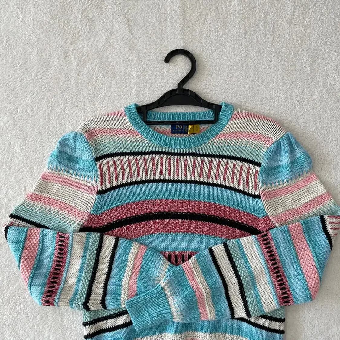 S 폴로 여성 신형 스트라이프 니트 상품이미지2