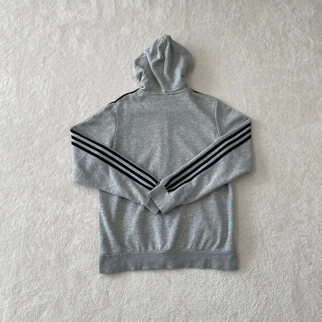 L 아디다스 그레이 후드집업 자켓 상품이미지8