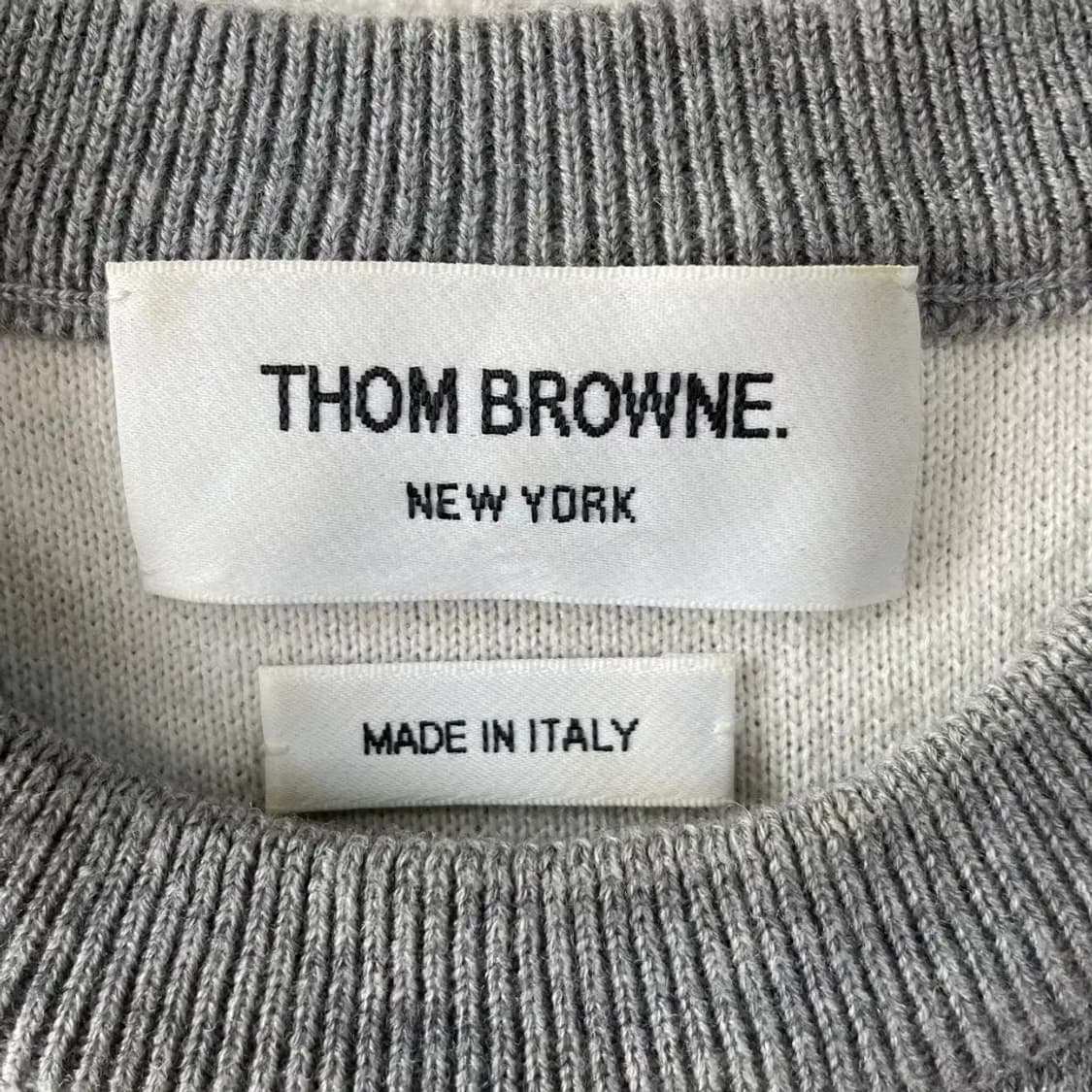 1 톰브라운 돌핀 사선완장 니트 돌고래 상품이미지7