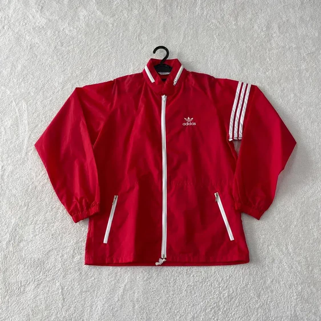 L 아디다스 90'S 올드스쿨 나일론 바람막이 레드 상품이미지1