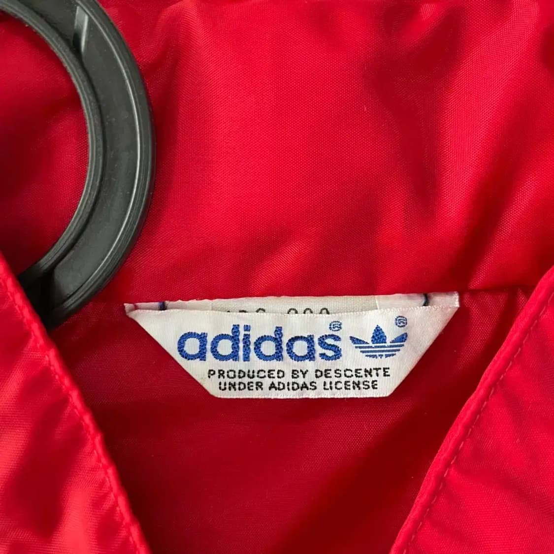L 아디다스 90'S 올드스쿨 나일론 바람막이 레드 상품이미지4