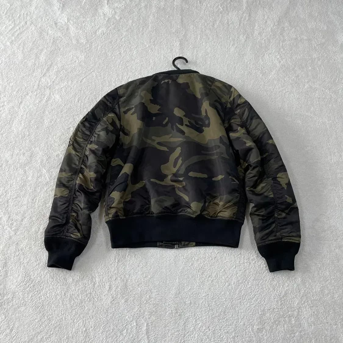 S 알파인더스트리 카모 MA1 봄버 자켓 상품이미지6