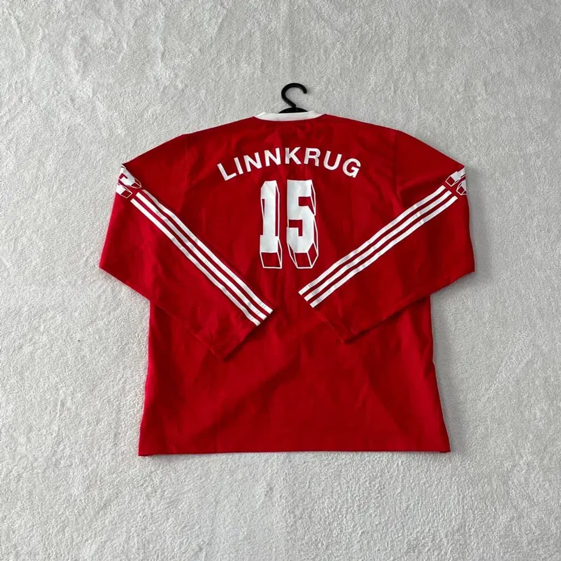 (새상품) XL 아디다스 2005 링크럭 럭비 긴팔져지 레드 올드스쿨 상품이미지10