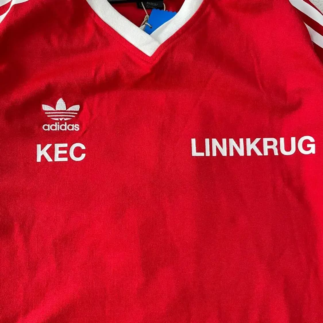 (새상품) XL 아디다스 2005 링크럭 럭비 긴팔져지 레드 올드스쿨 상품이미지6