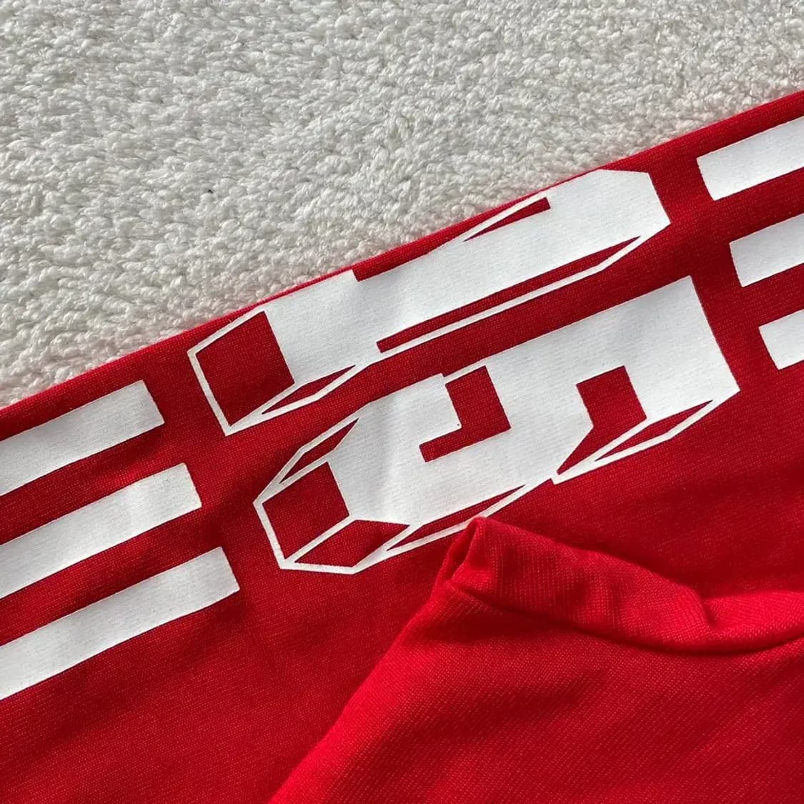 (새상품) XL 아디다스 2005 링크럭 럭비 긴팔져지 레드 올드스쿨 상품이미지7