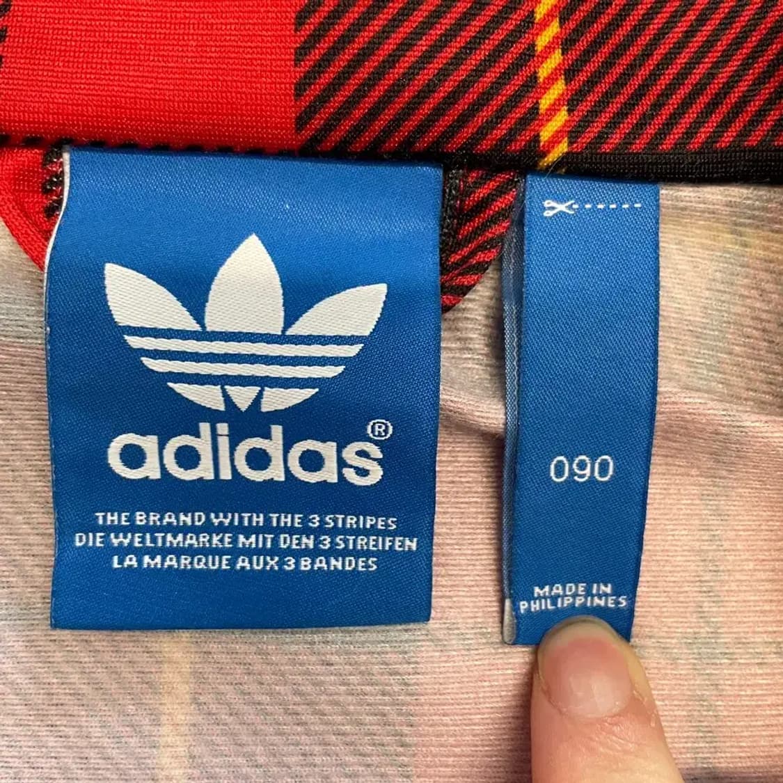 아디다스 파이어버드 체크 져지 90 상품이미지5