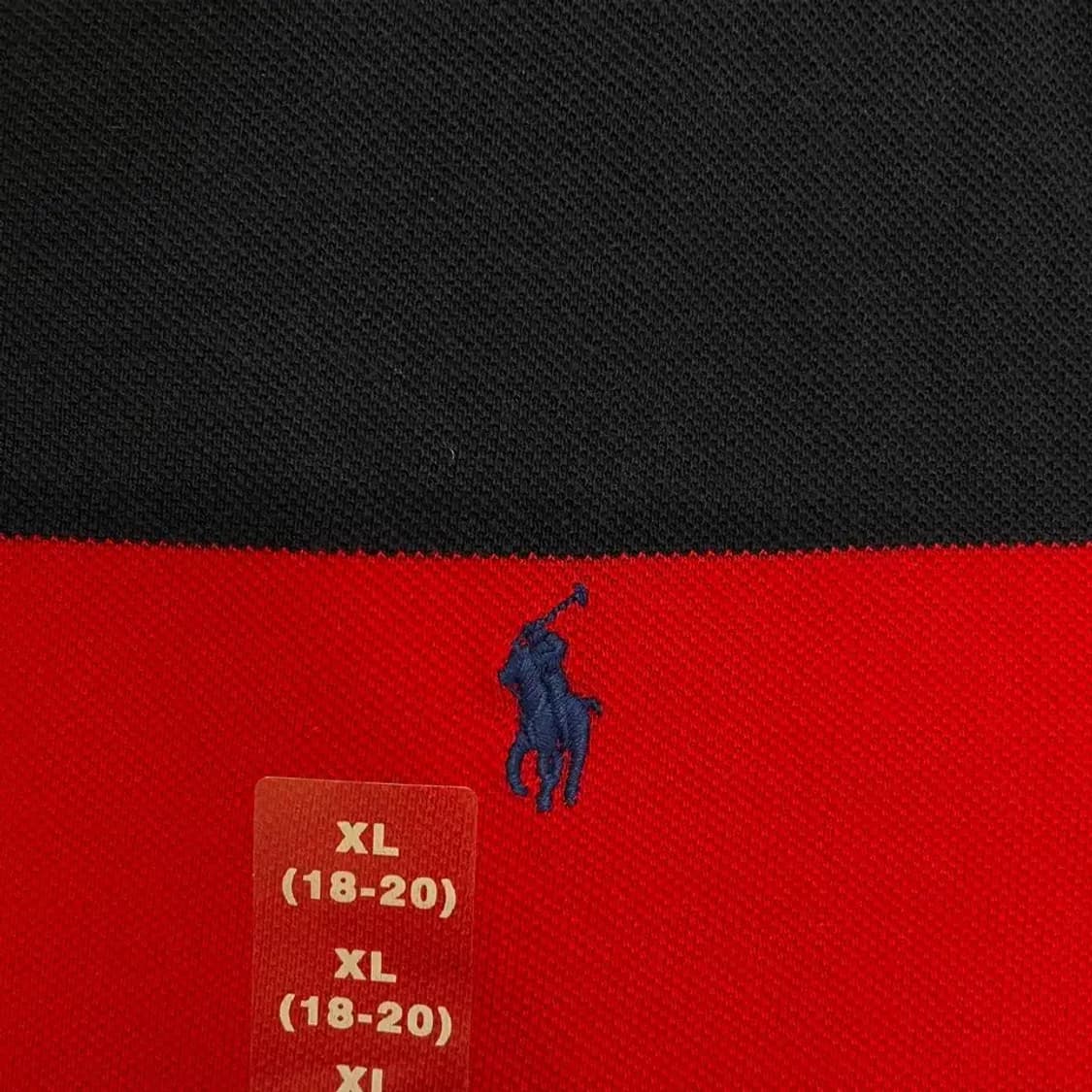 (새상품) 폴로 스트라이프 반팔카라티 95 상품이미지4