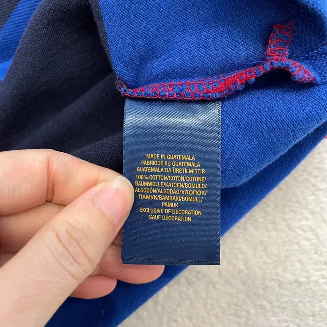 (새상품) 폴로 스트라이프 반팔카라티 95 상품이미지9