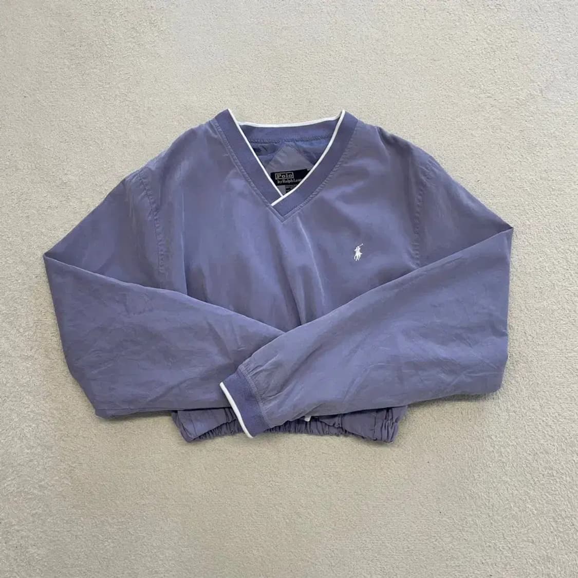 폴로 여성 리메이크 크롭 웜업 빈티지 김코디 상품이미지1