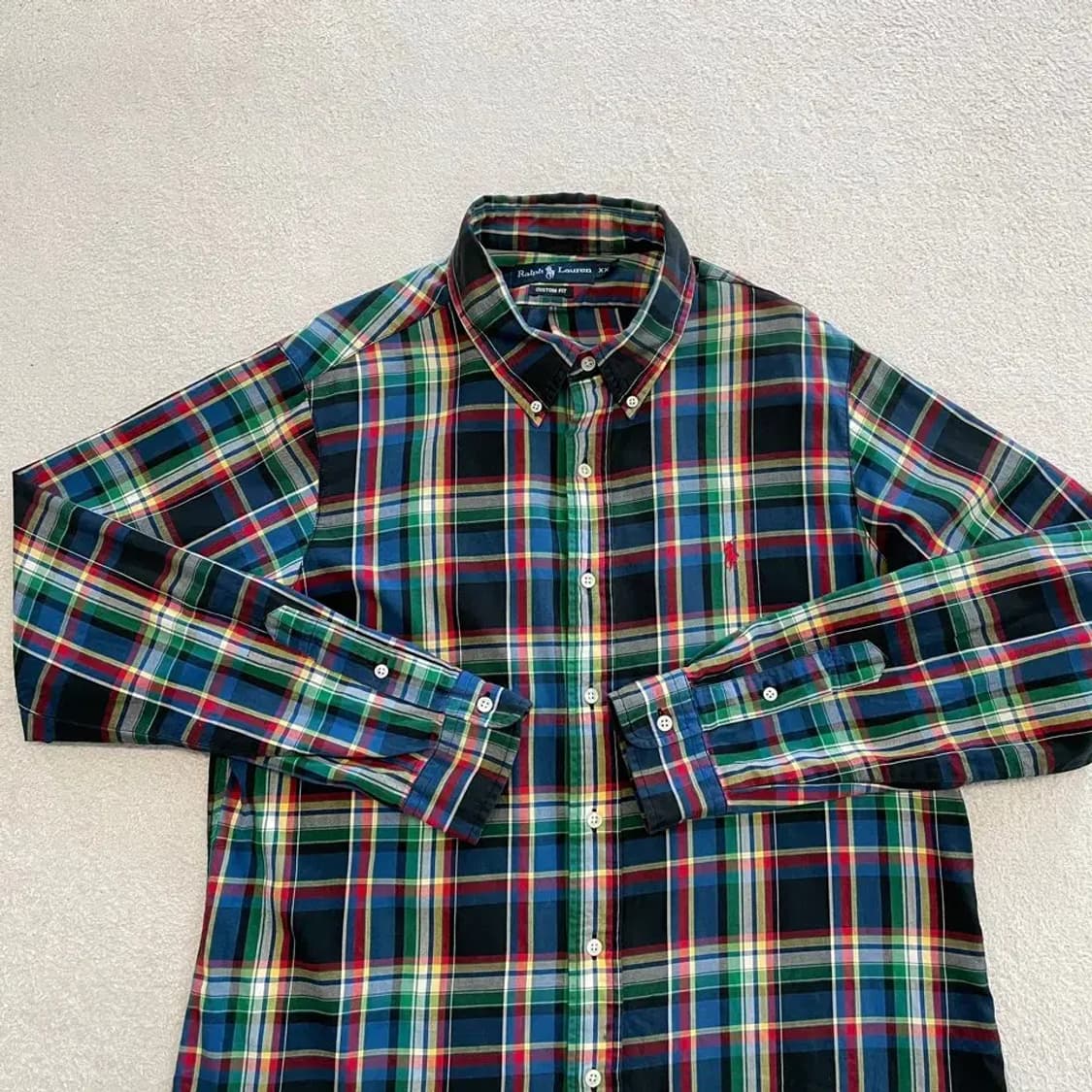 폴로 남성 체크 셔츠 100-105 상품이미지2