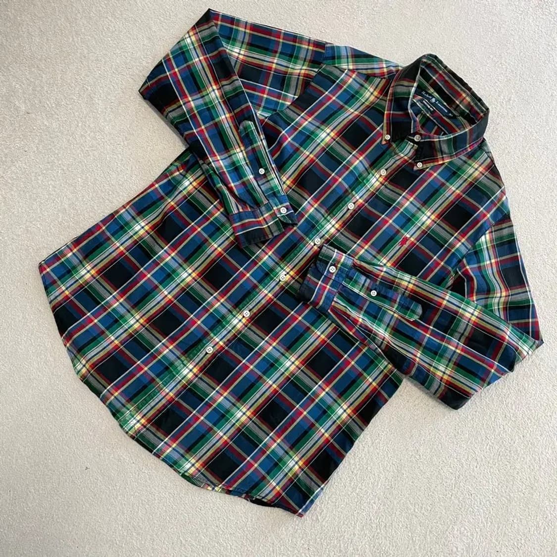 폴로 남성 체크 셔츠 100-105 상품이미지3