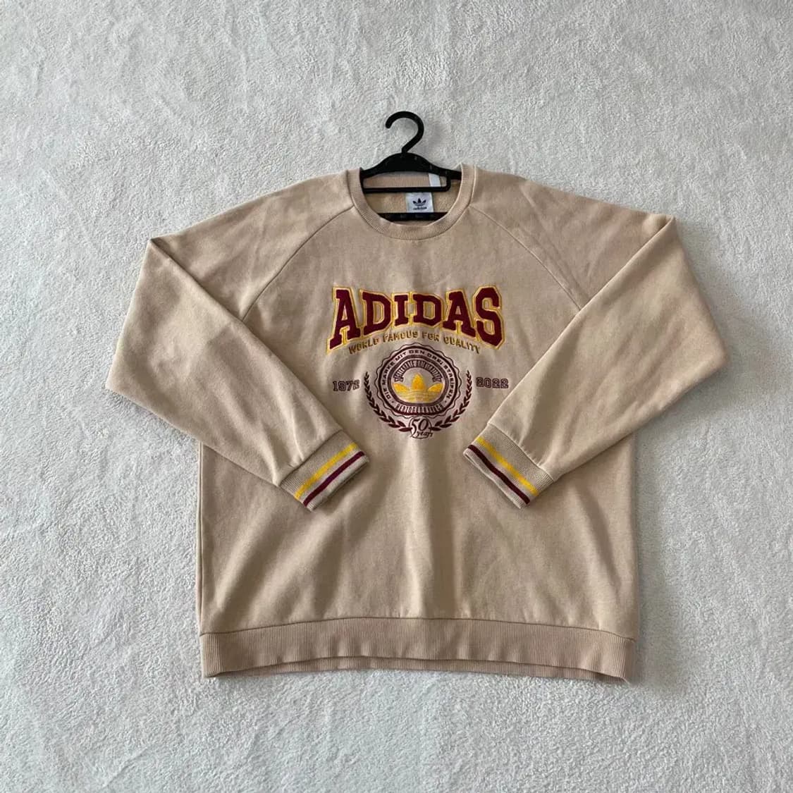 XL 아디다스 신형 바시티 기모 맨투맨 105 상품이미지1