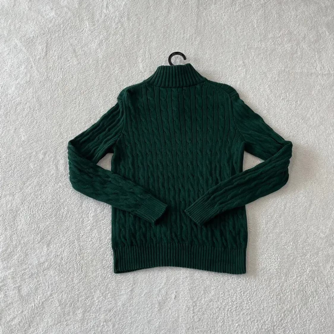 66 폴로 신형 여성 반집업 니트 M 꽈배기 상품이미지9