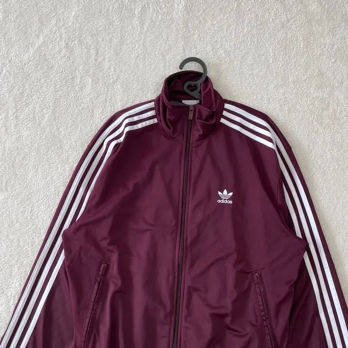 S 아디다스 클래식 파이어버드 버건디 마룬 트랙탑 져지 상품이미지2