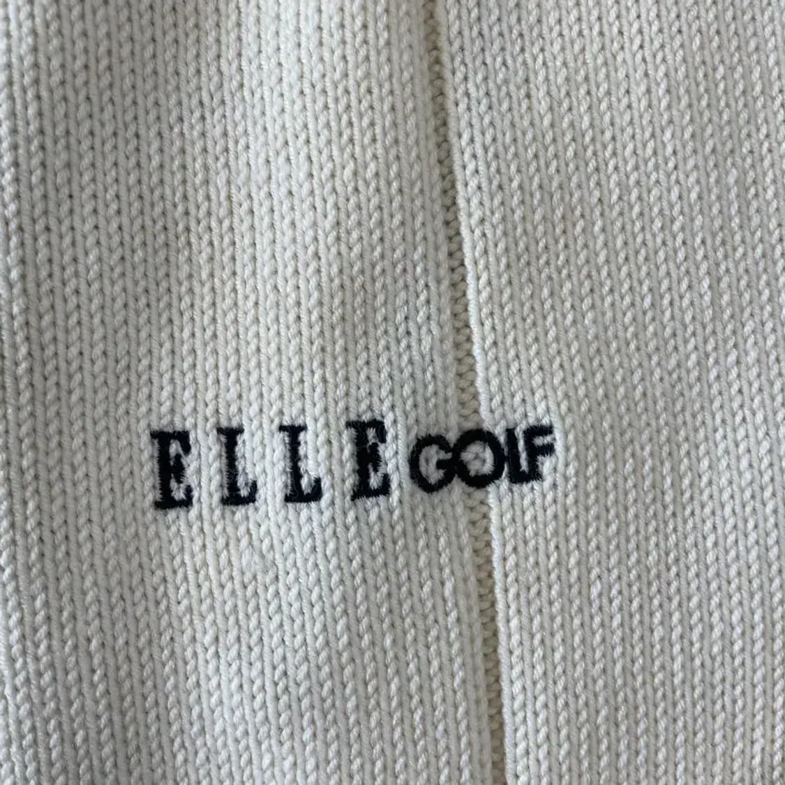 엘르 골프 남성 니트집업 자켓 100 L 상품이미지4