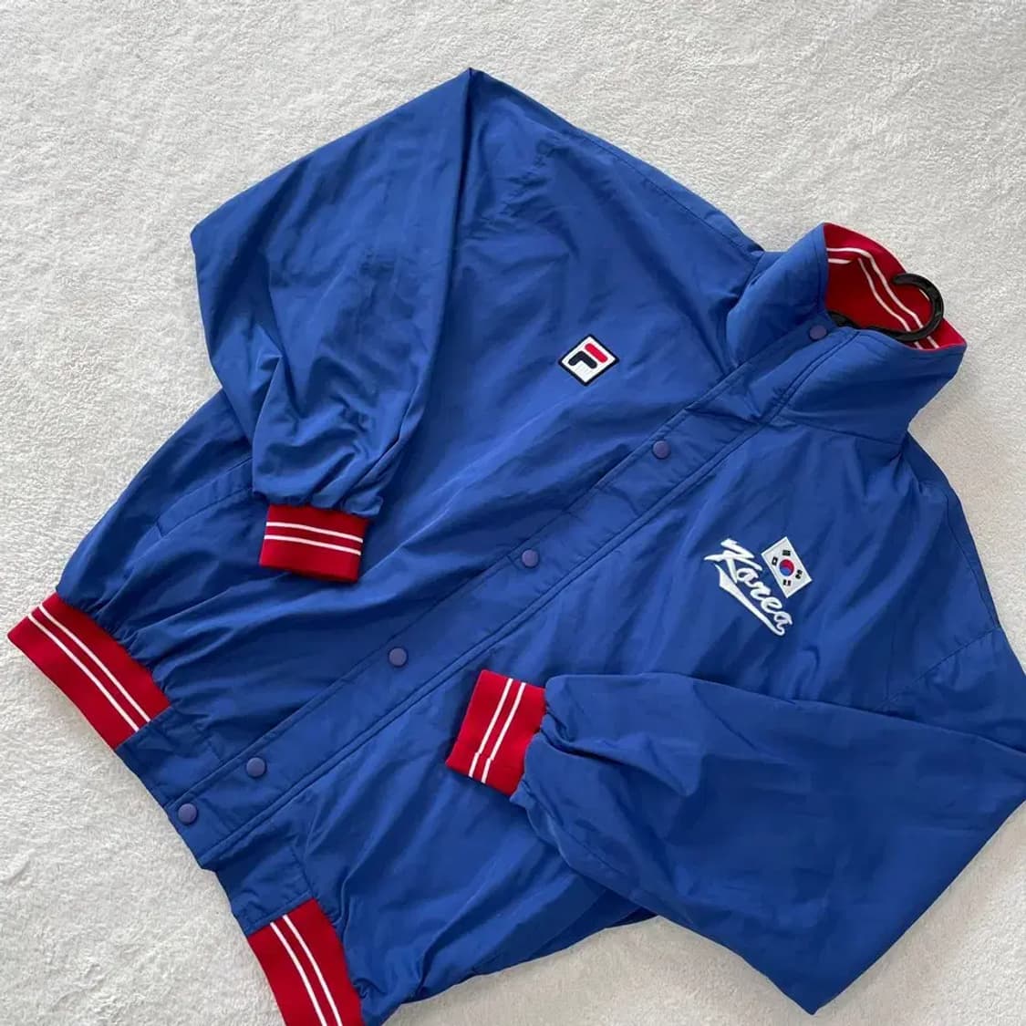 휠라 야구 국가대표 바람막이 자켓 105 XL 선수지급용 상품이미지3