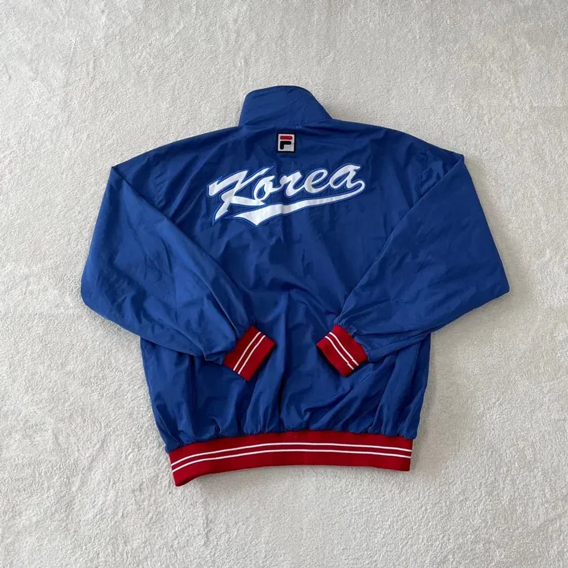 휠라 야구 국가대표 바람막이 자켓 105 XL 선수지급용 상품이미지6