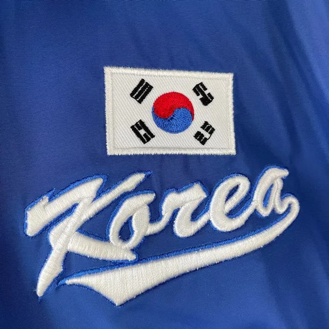 휠라 야구 국가대표 바람막이 자켓 105 XL 선수지급용 상품이미지7