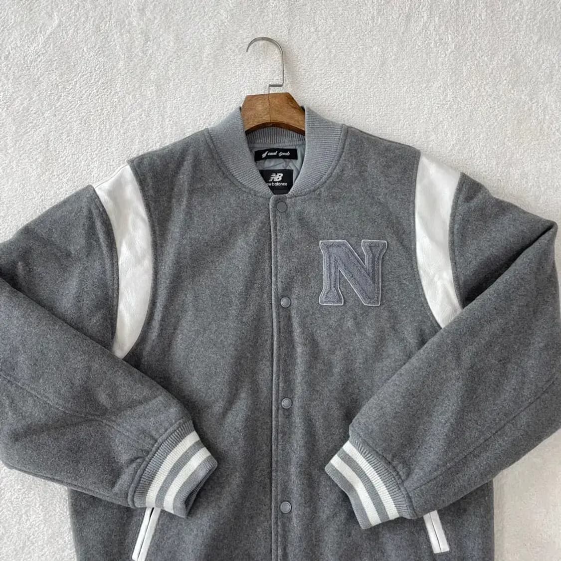 뉴발란스 신형 바시티 울자켓 M 95 상품이미지2