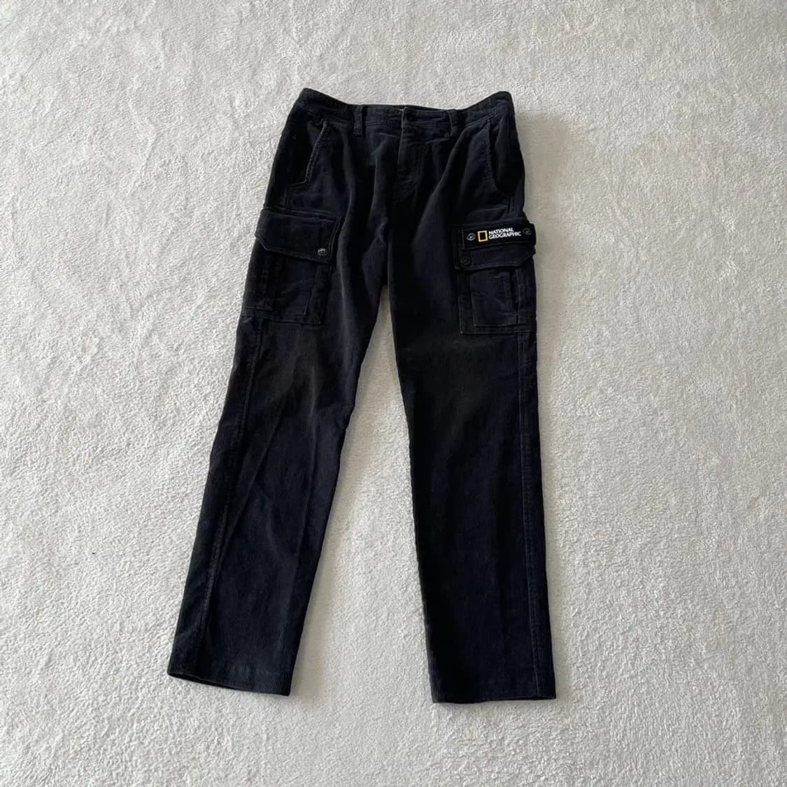 30 내셔널지오그래픽 남성 코듀로이 겨울 카고바지 상품이미지1