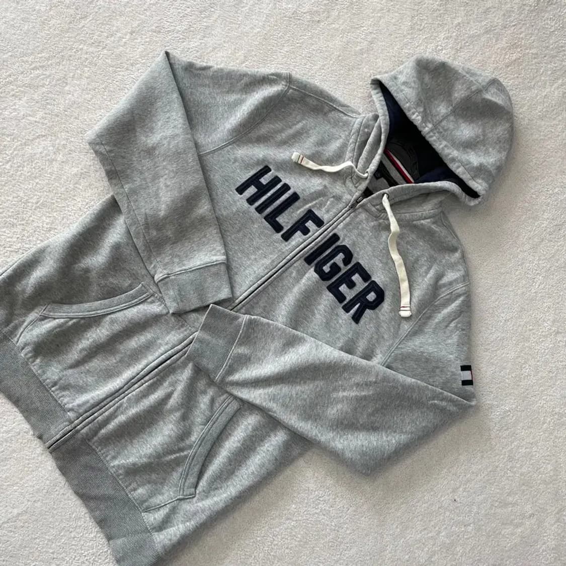 XL 타미힐피거 그레이 후드집업 105 상품이미지3
