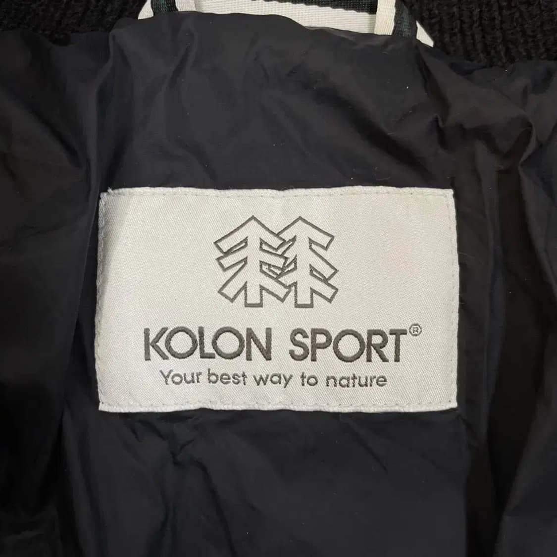 95 코오롱 여성 신형 구스 튜브 벨트 니트패딩 상품이미지4