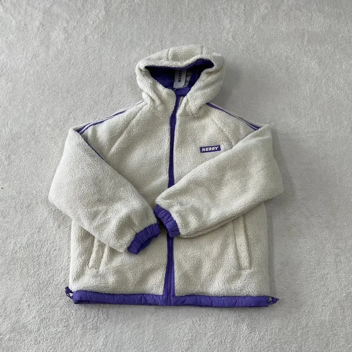 (새상품) M 널디 양면 패딩 후리스 자켓 상품이미지1