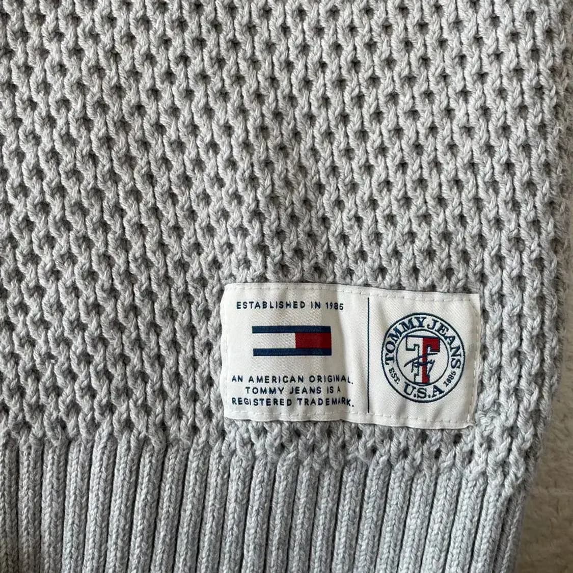 L 타미힐피거 남성 완장 가디건 상품이미지6