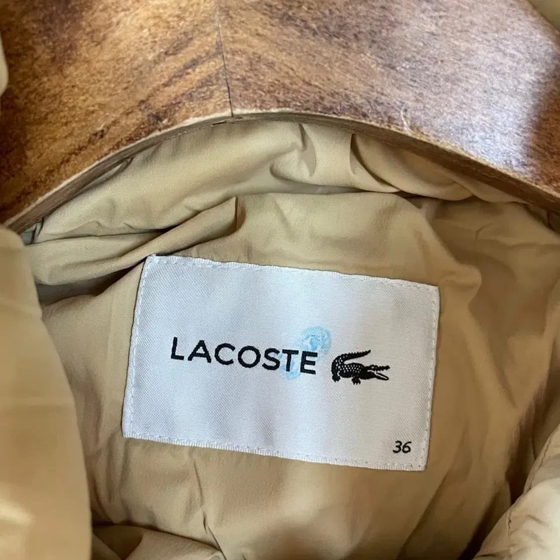 95 라코스테 여성 구스 롱패딩 상품이미지2