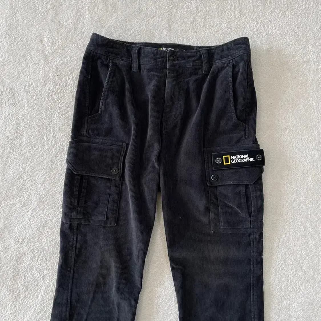 30 내셔널지오그래픽 남성 코듀로이 겨울 카고바지 상품이미지2