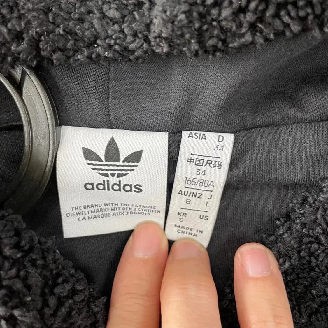 아디다스 여성 풀집 후리스자켓 파이어버드 상품이미지4