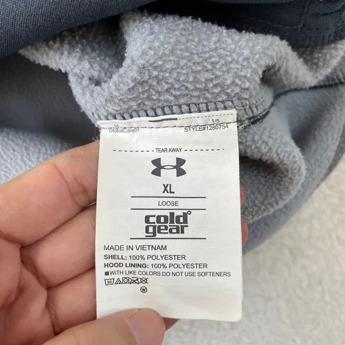 XL 언더아머 남성 기모 후드자켓 상품이미지6