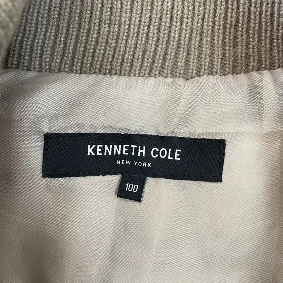 95-100 케네스콜 남성 구스 니트패딩 자켓 M-L 상품이미지4