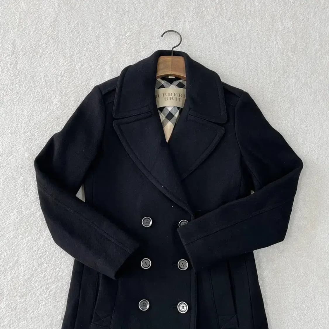 S 버버리 여성 더블버튼 울 자켓 코트 55 상품이미지4