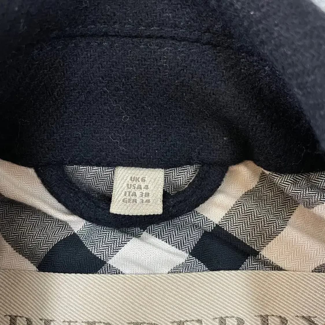 S 버버리 여성 더블버튼 울 자켓 코트 55 상품이미지8