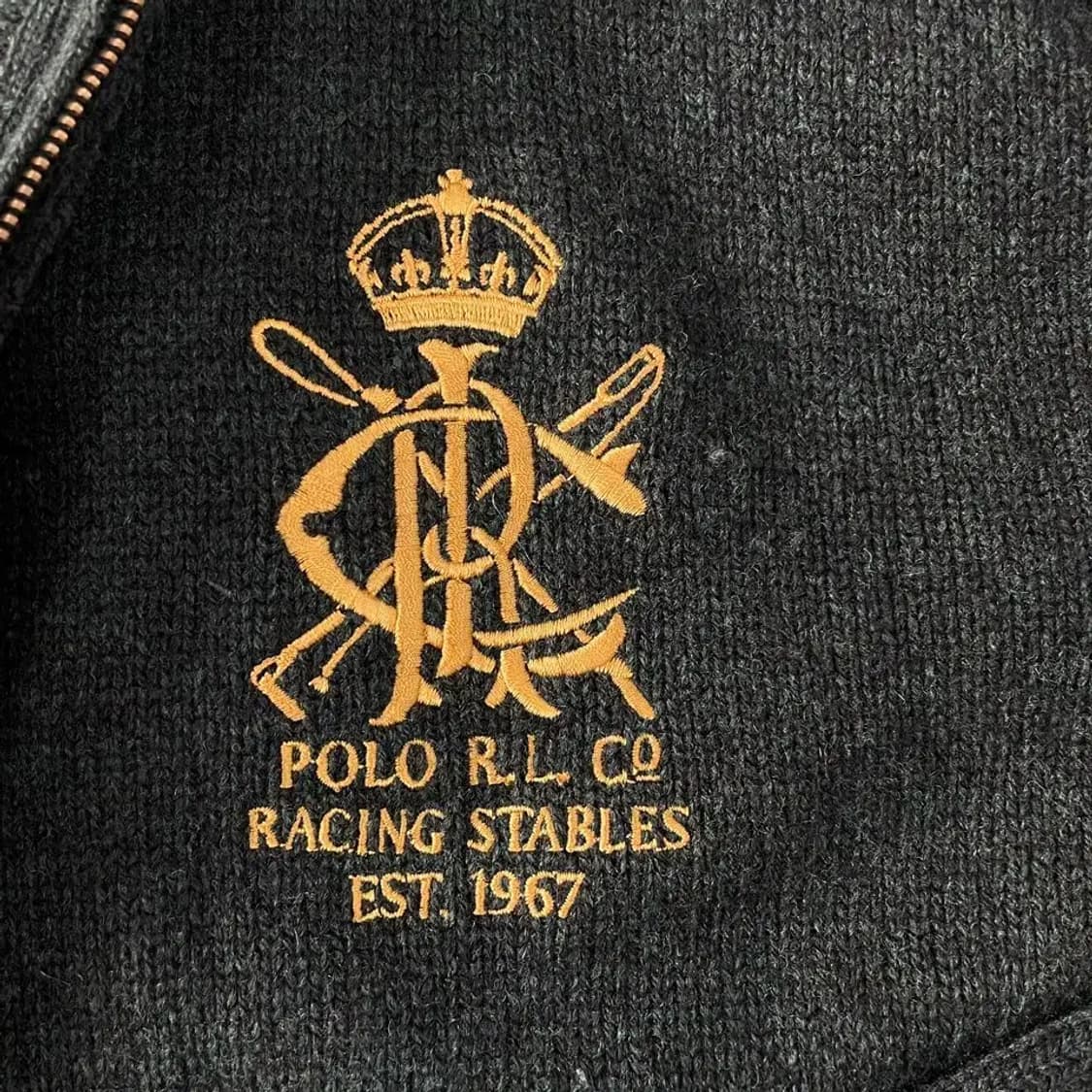 XXL 폴로 남성 울 니트집업 자켓 상품이미지5