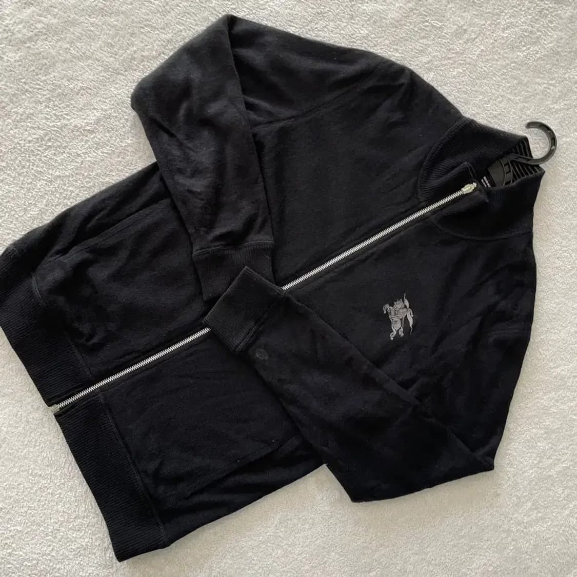 M 버버리 블랙라벨 니트집업 자켓 남성 95 상품이미지3