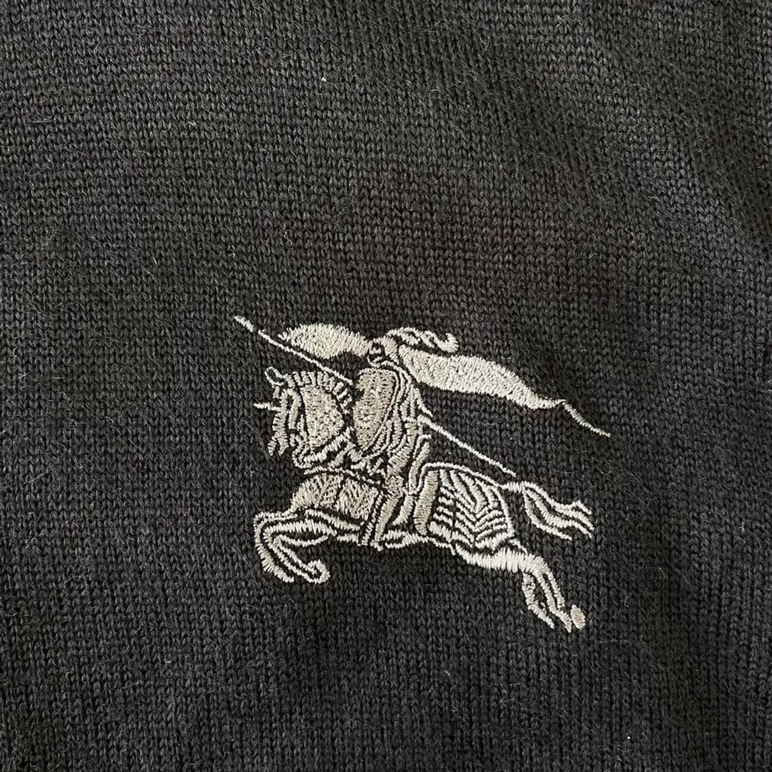 M 버버리 블랙라벨 니트집업 자켓 남성 95 상품이미지5