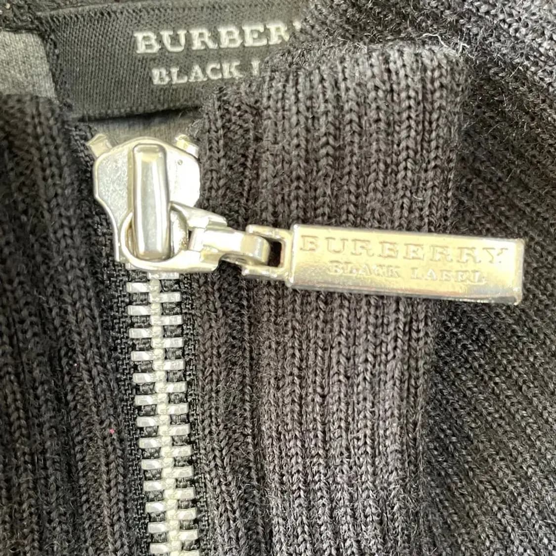M 버버리 블랙라벨 니트집업 자켓 남성 95 상품이미지6