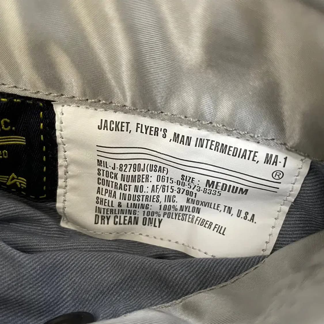 M 알파인더스트리 MA1 봄버 자켓 상품이미지7