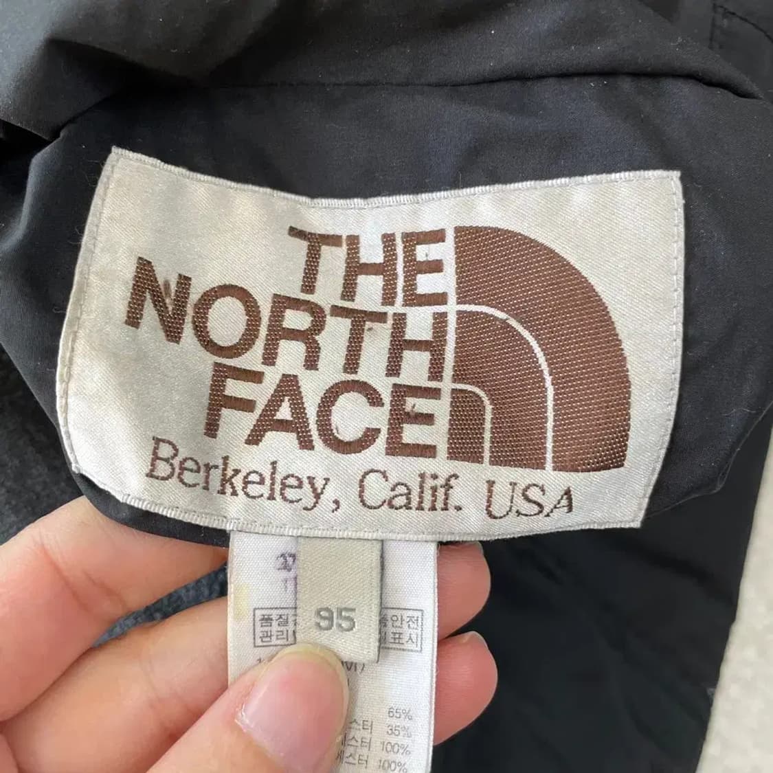 M 노스페이스 양면 경량패딩 후드자켓 95 상품이미지4