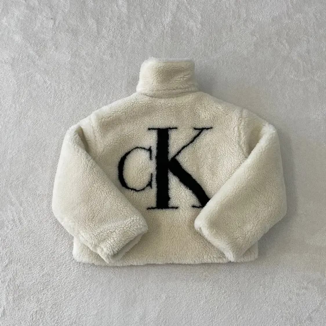 캘빈클라인 여성 빅로고 후리스 자켓 상품이미지1