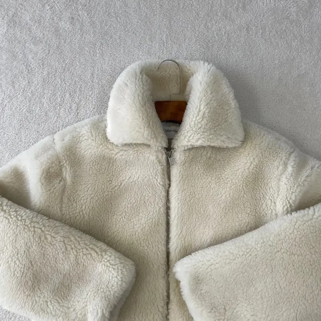 캘빈클라인 여성 빅로고 후리스 자켓 상품이미지3