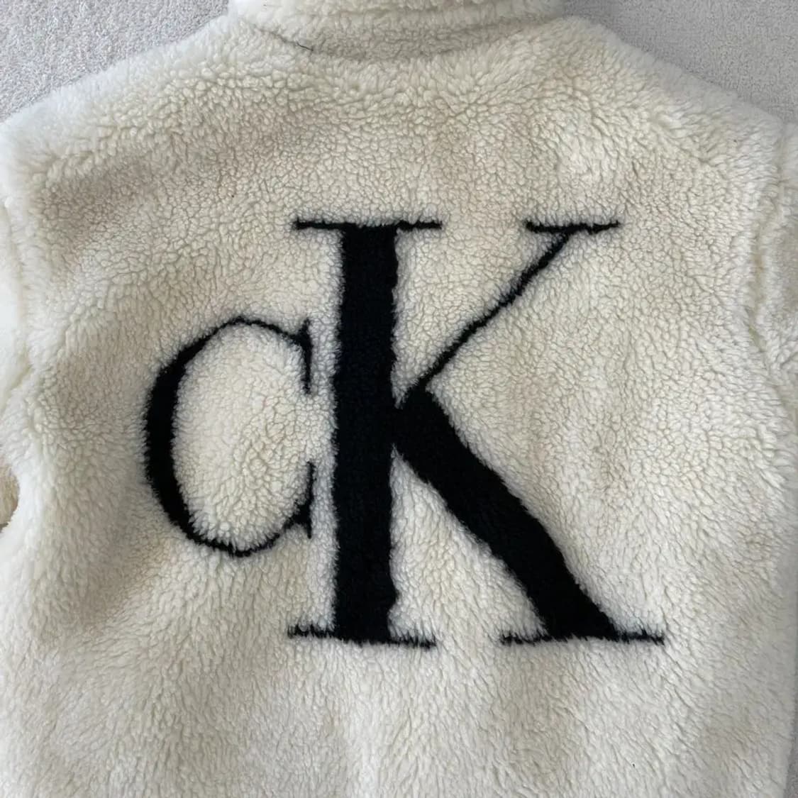 캘빈클라인 여성 빅로고 후리스 자켓 상품이미지8