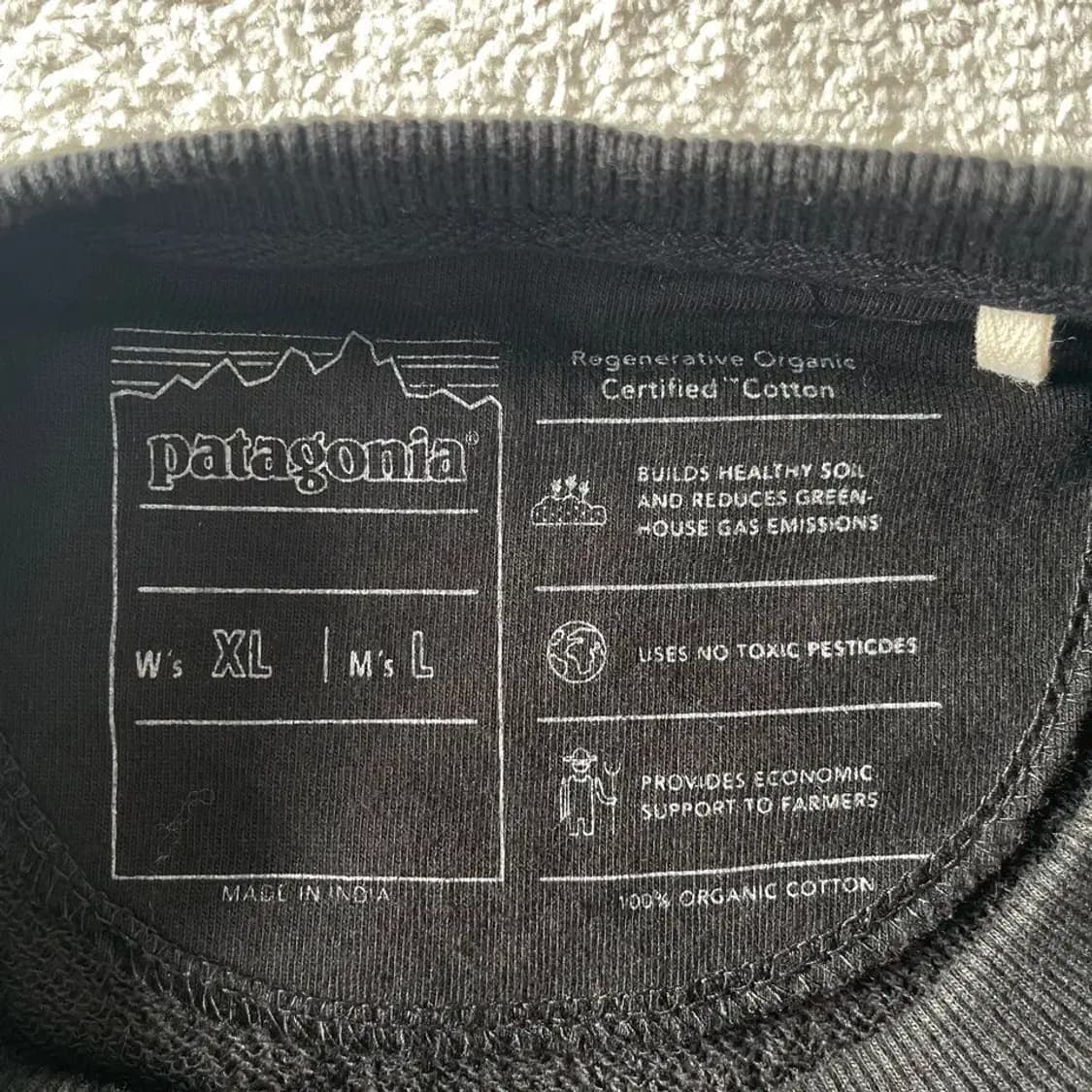 L 파타고니아 신형 리제너티브 오가닉 맨투맨 상품이미지4