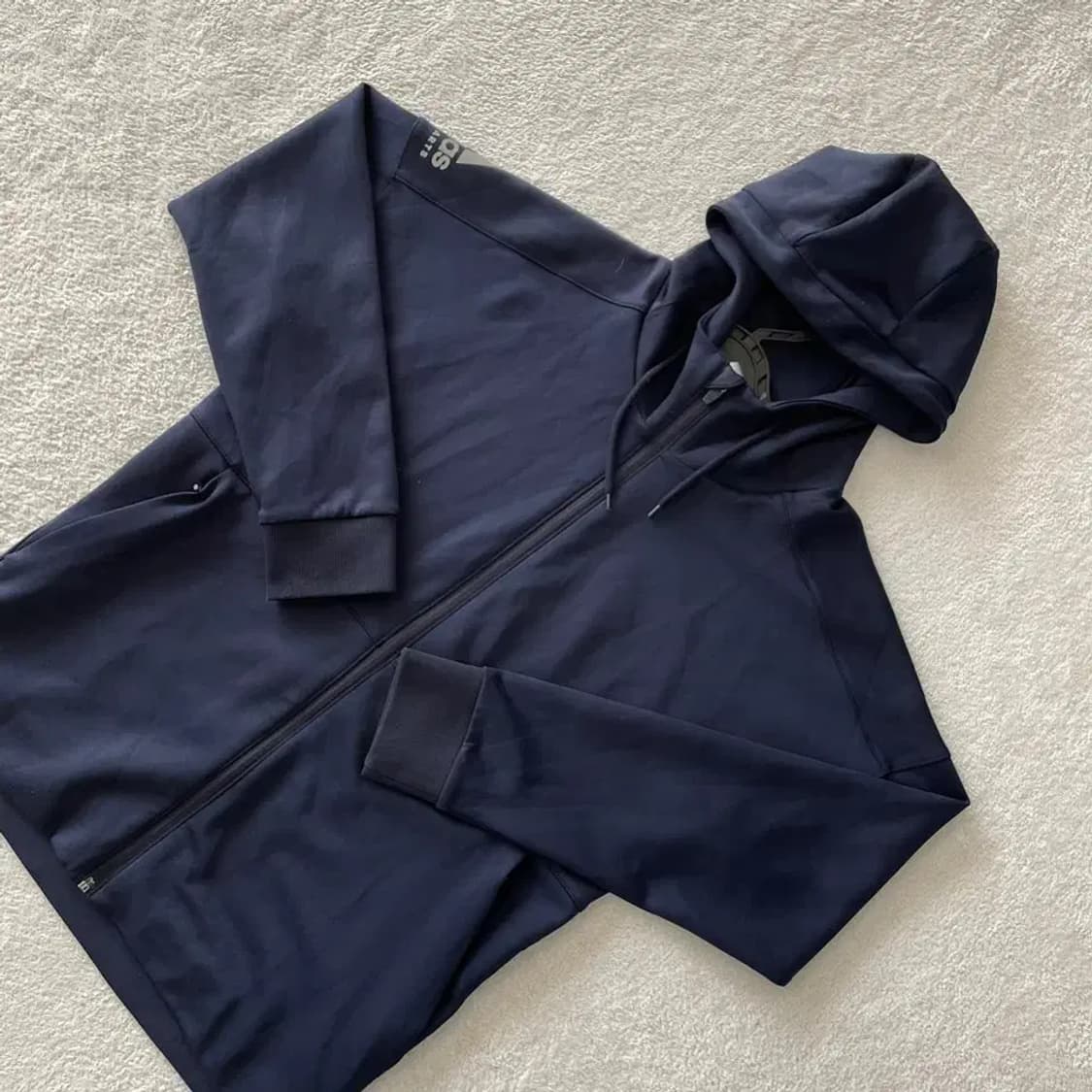 100 아디다스 트레이닝 마샬아츠 후드집업 자켓 L 상품이미지3